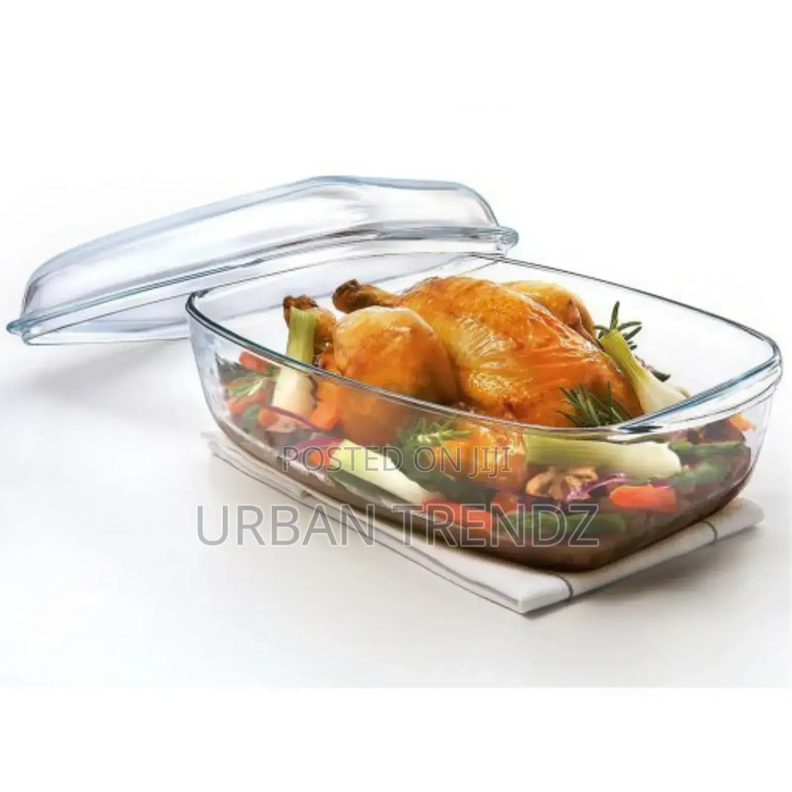 Pyrex Glass Rectangular Casserole Oven Dish With Lid,6.5L