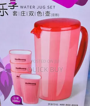 Superior Huihuang Original Quality Plastic Water Jug + Cups
