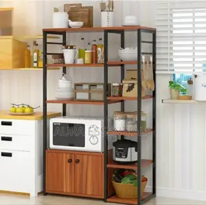 Versalite Wooden Kitchen Organizer With Cabinet