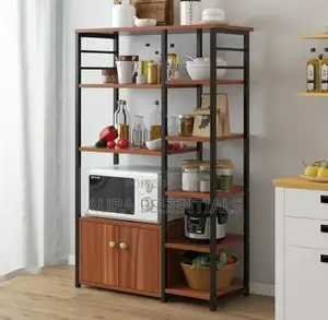 Versalite Wooden Kitchen Organizer With Cabinet