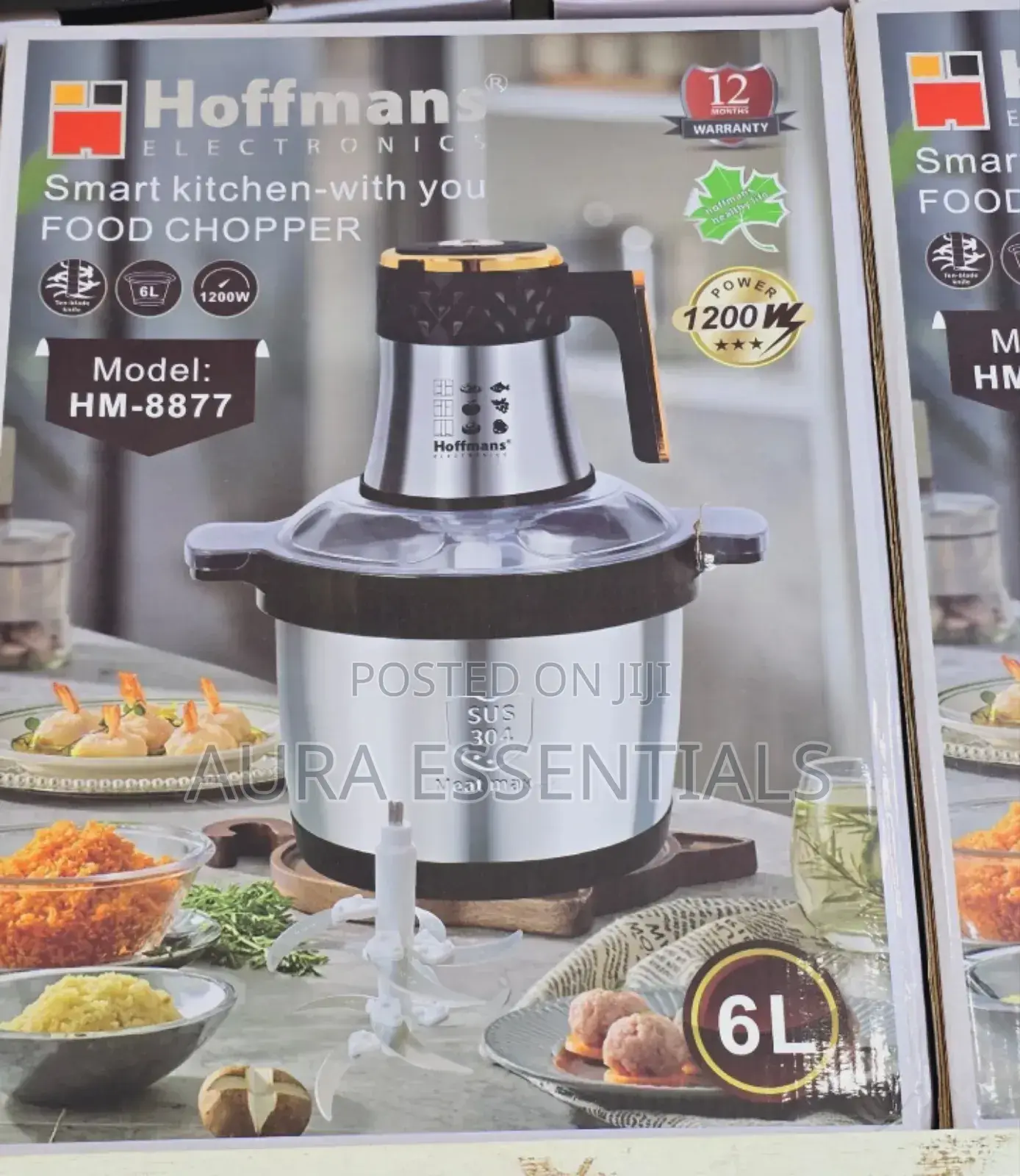 Hoffman HM-8877 6L Food Chopper