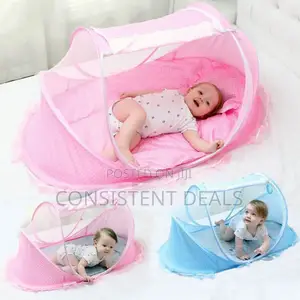 Baby Foldable Travel Mattress and Bed With Mosquito Net