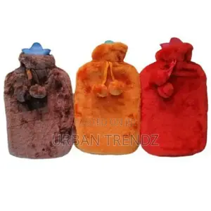 Hot Water Bottle Cosy Bed Warmer Soft Bag Cover -