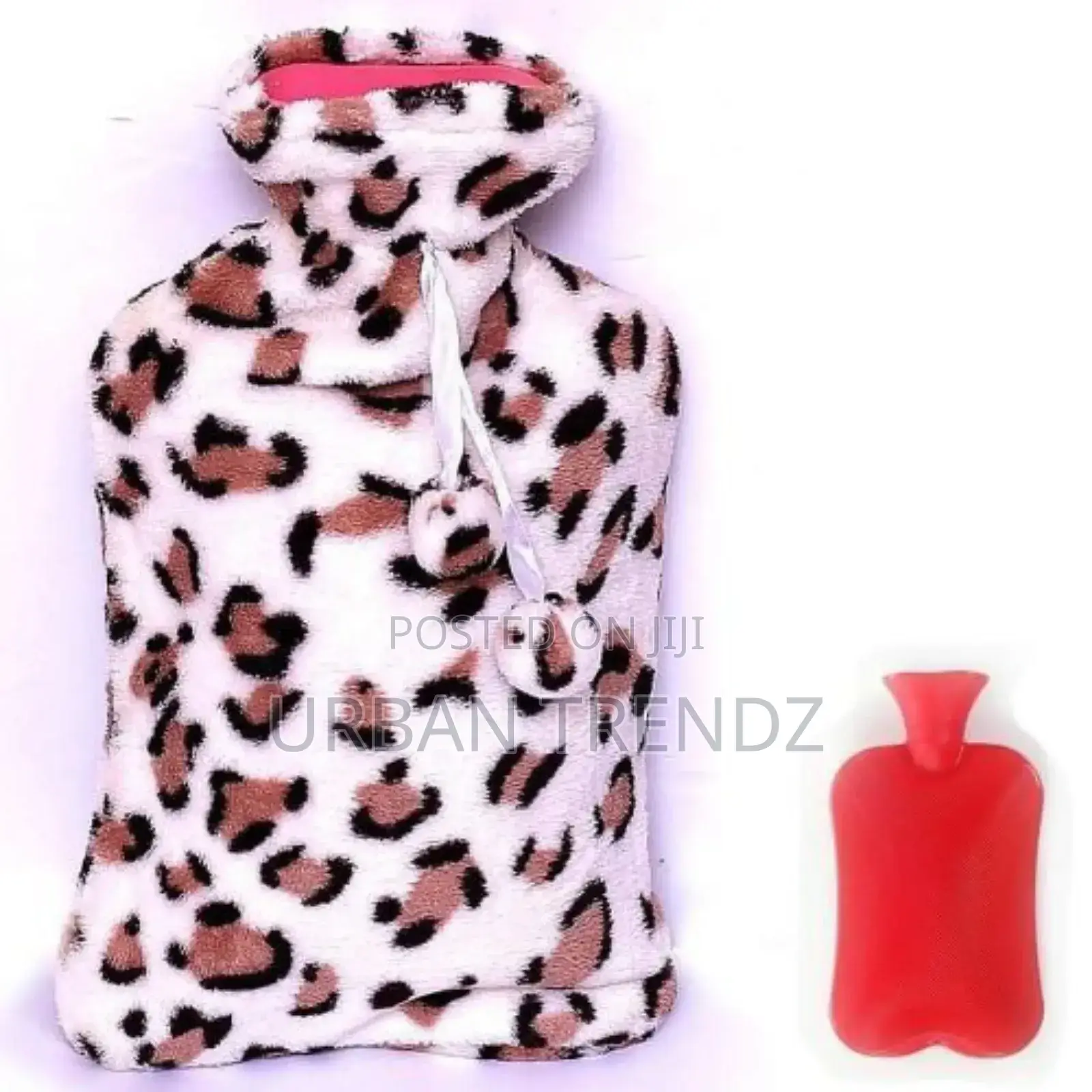 Hot Water Bottle Cosy Bed Warmer Soft Bag Cover -