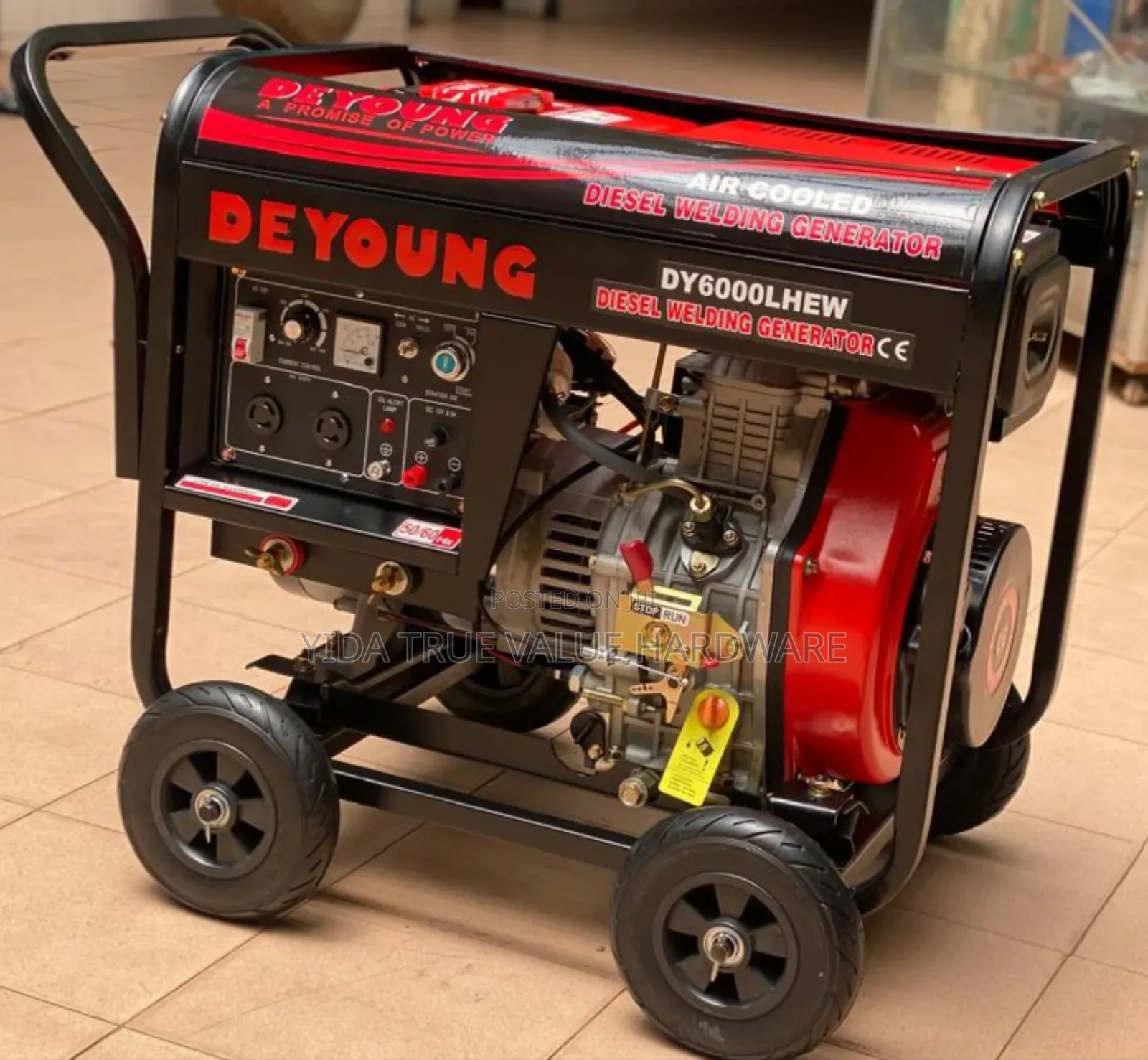 Diesel Welding Generator 4 Wheel Deyoung