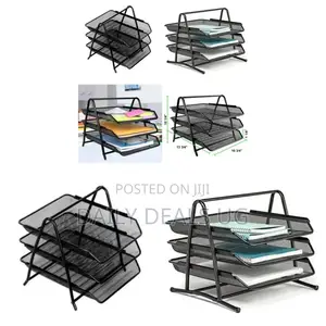 Metallic Office Files Tray