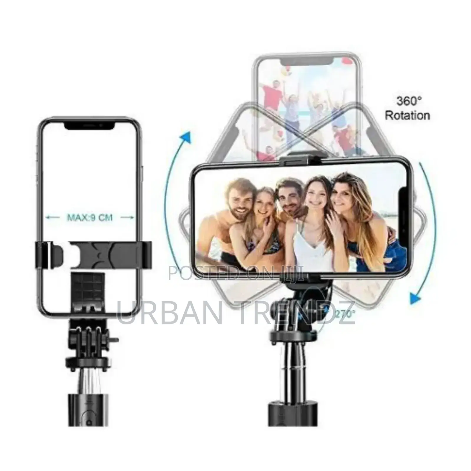 4 In1 Wireless Selfie Stick With Bluetooth and Mobile Tripod