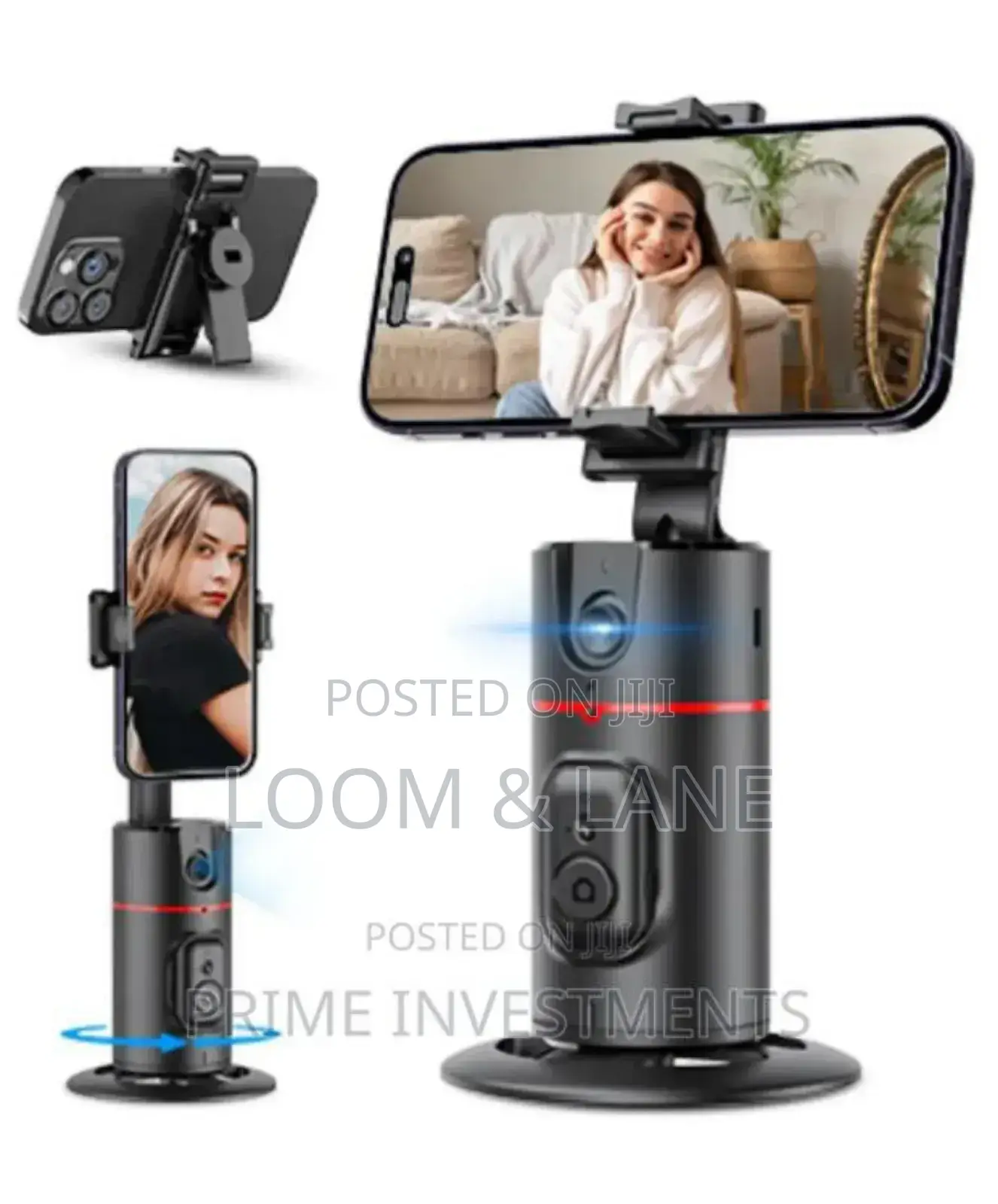 Rotation PO2 Gimbal Auto Face Tracking Tripod