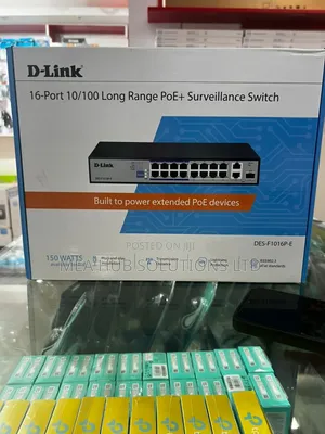 Dlink 16 Port Long Range Poe Switch
