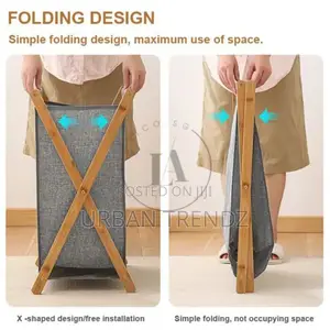 Foldable Clothes Laundry Basket Bag Storage Bin