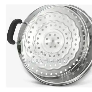 3 Layer Stainless Steel Saucepan and Steamer Soup Pot,28cm-