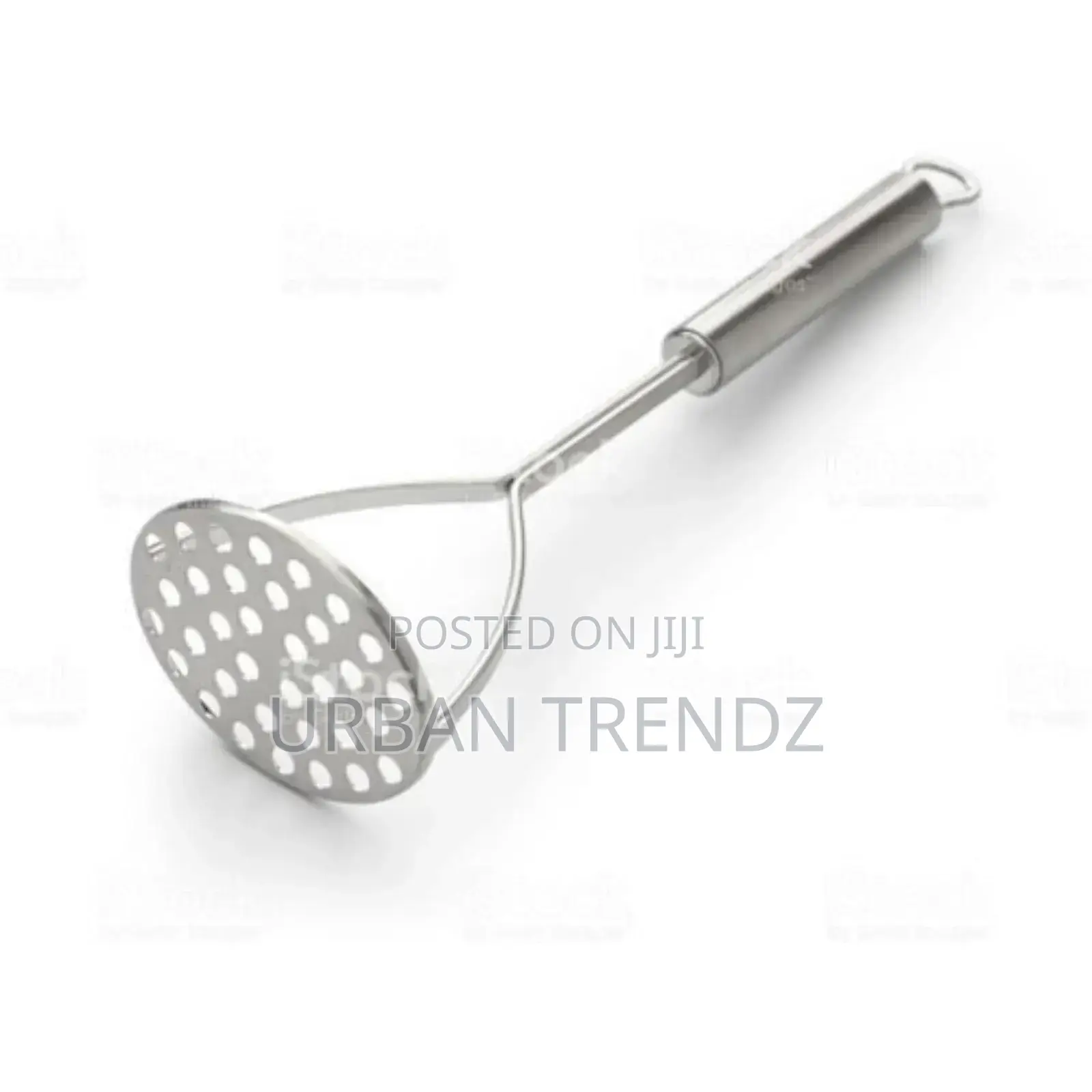 Steel Potato Masher - Silver