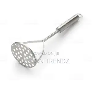 Steel Potato Masher - Silver