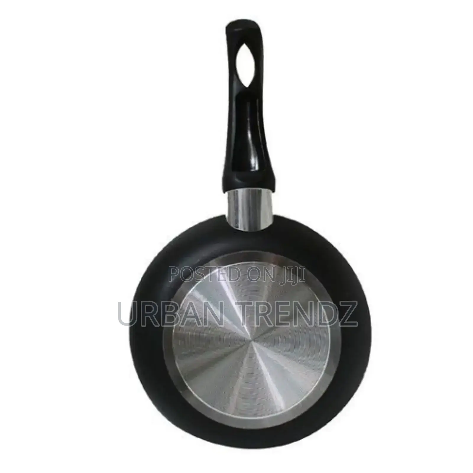 26cm Chapati, Egg Non-Stick Frying Pans, Black.