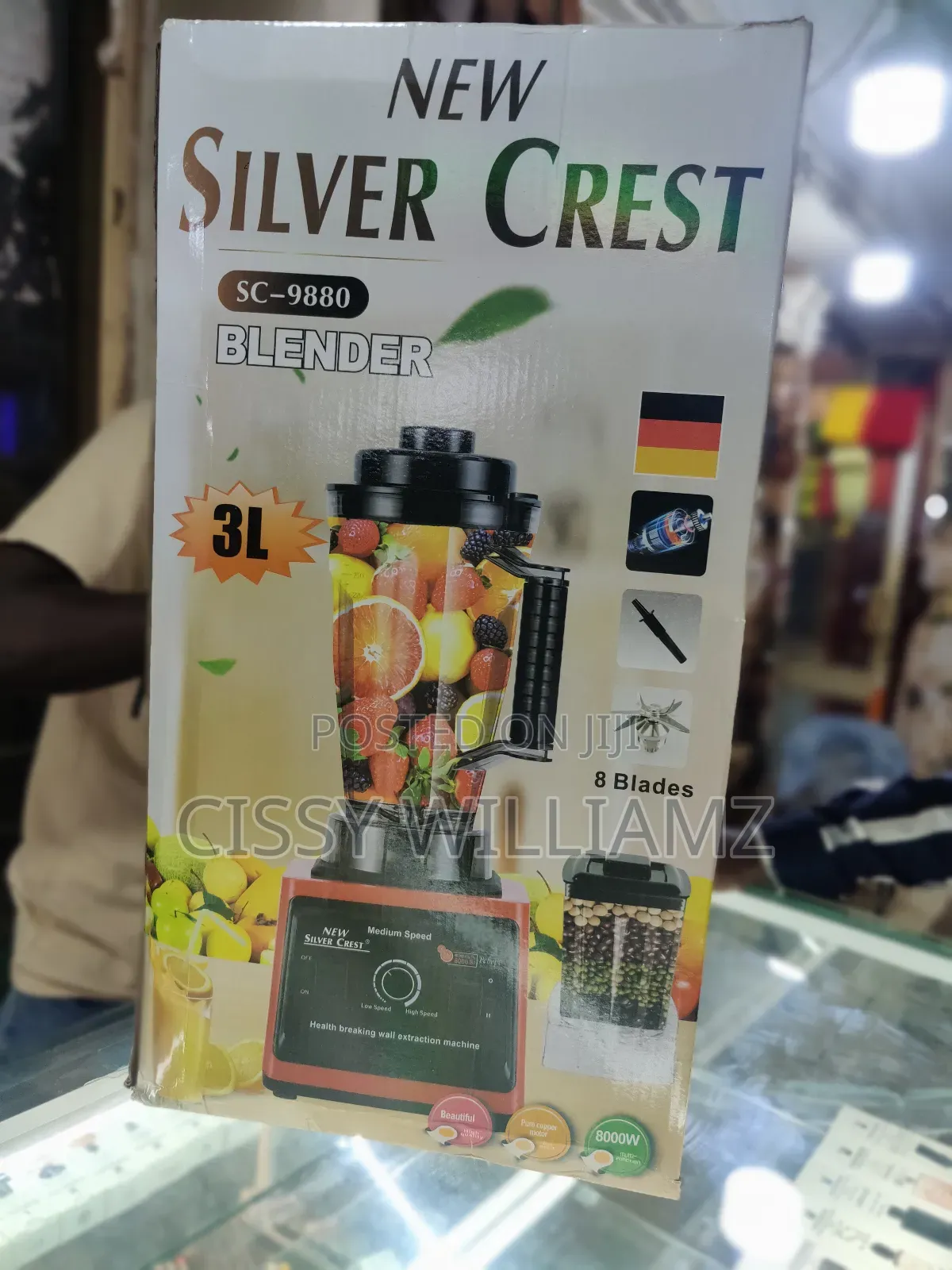 Silver Crest 2in1 Professional Blender/Heavy Duty Blender