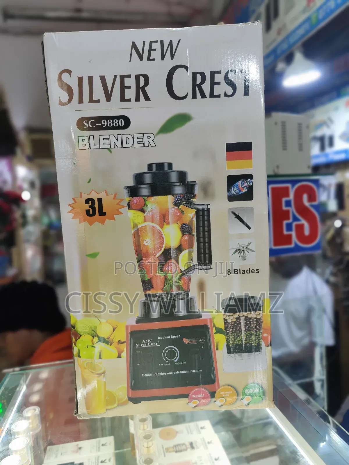 2in1 Commercial Blender/2in1 Silver Crest Electric Blender