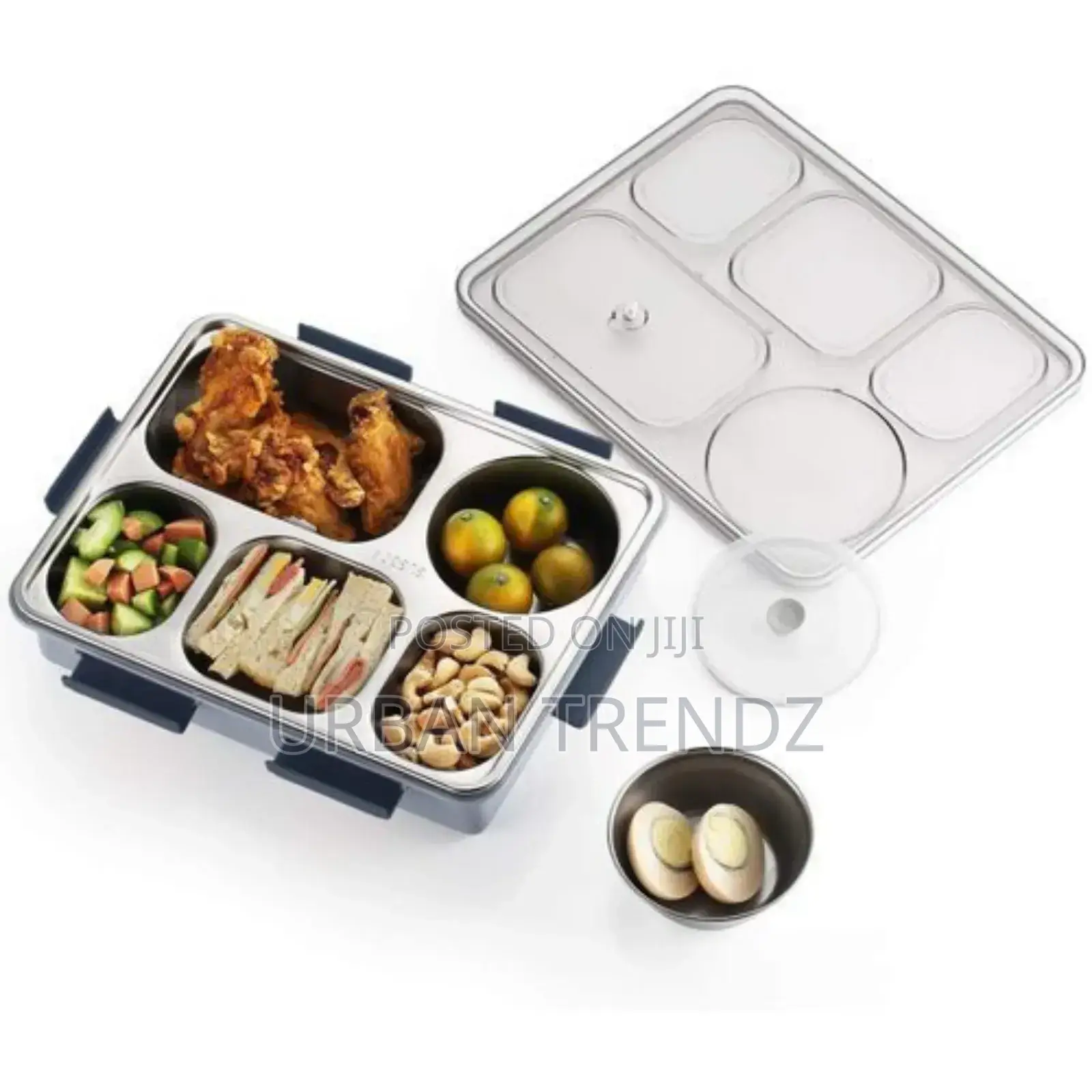 5 Compartment Lunch Box, Portable Food Flask Container,