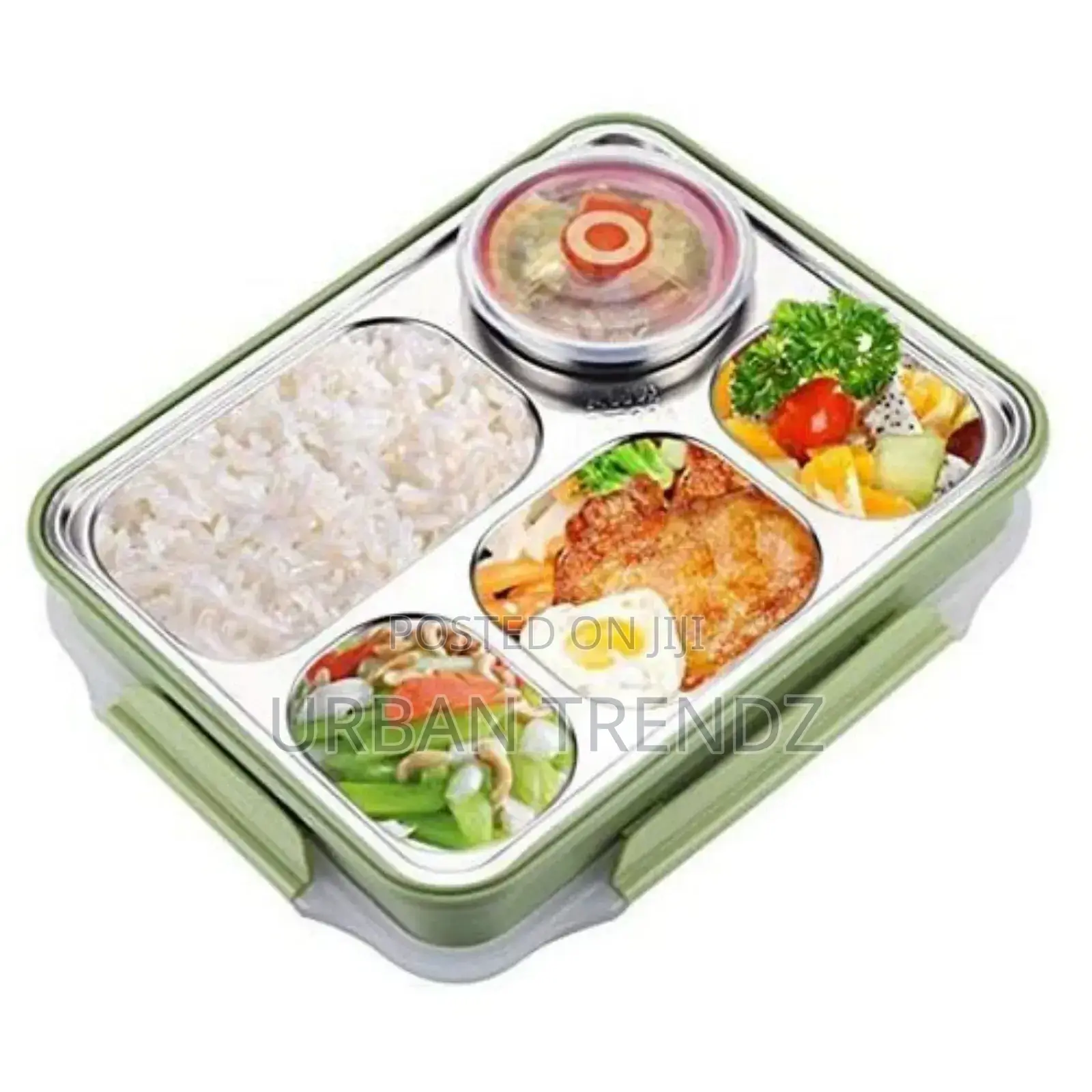 5 Compartment Lunch Box, Portable Food Flask Container,