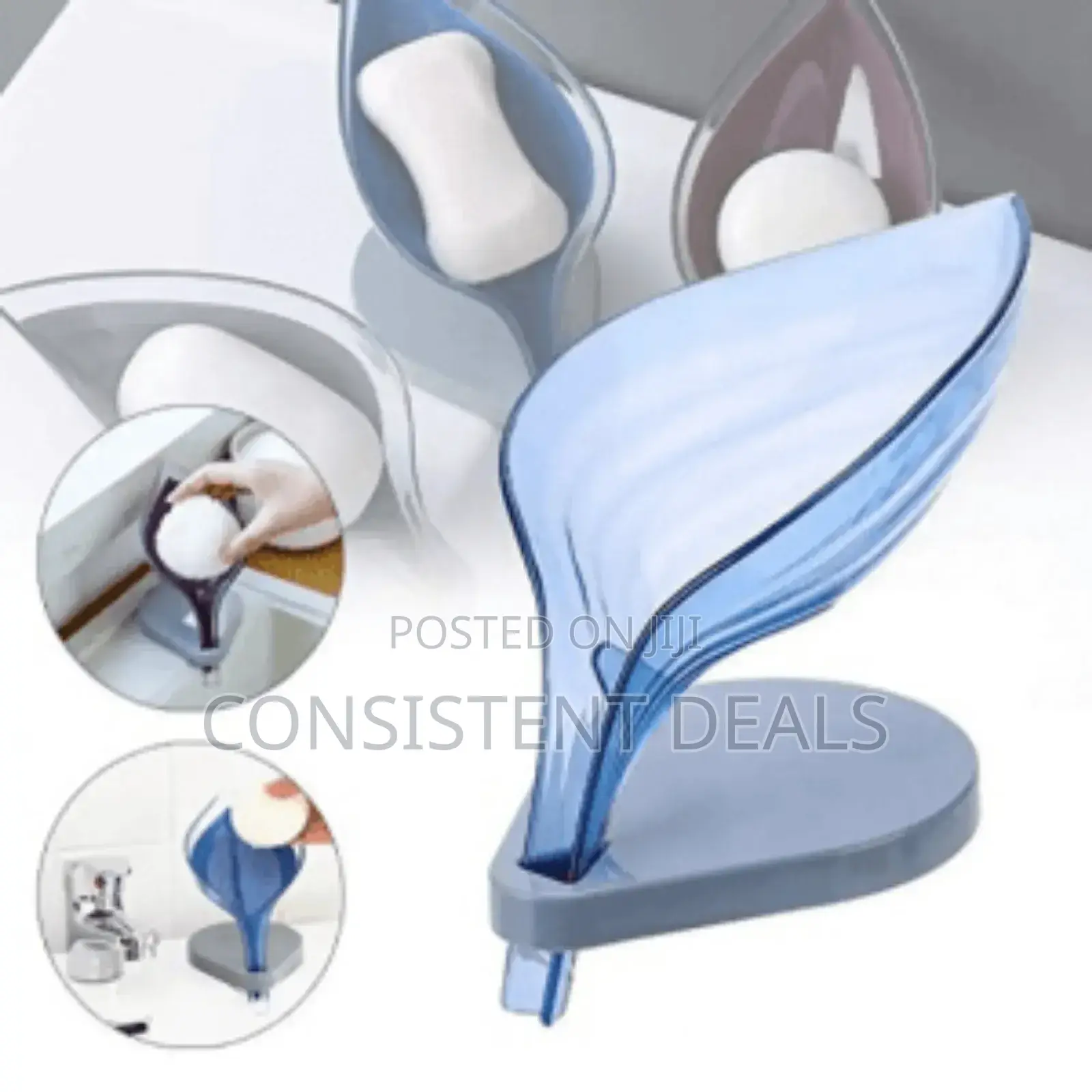 Portable Leaf Shaped Soap Holder Rack