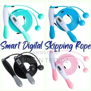 Electronic Counting Skipping Anti Slip Handle Adjustable