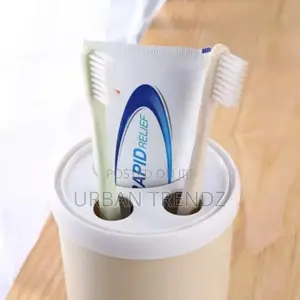 Portable Toothpaste Toothbrush Holder Bathroom Organizer.