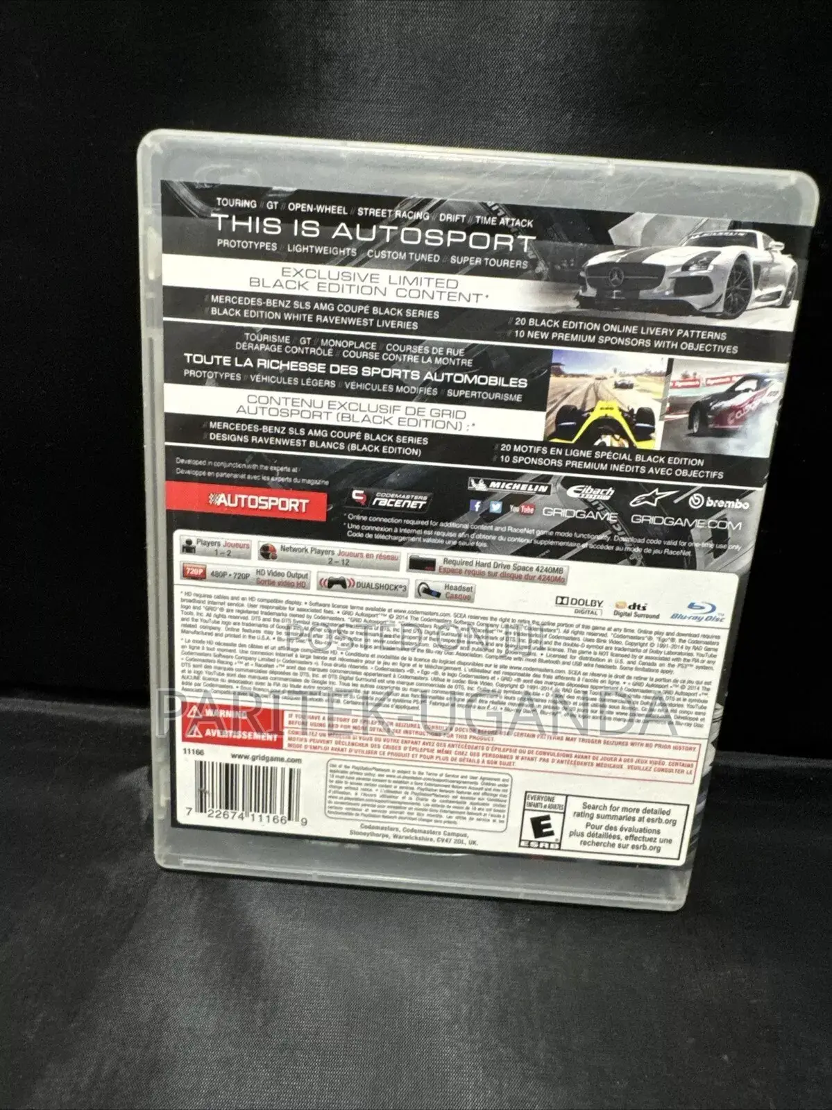Grid Autosport Ps3