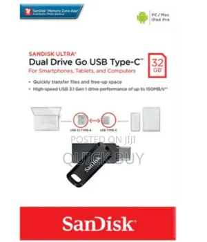 Novel Sandisk Ultra Dual Drive Go USB Type C 32 GB