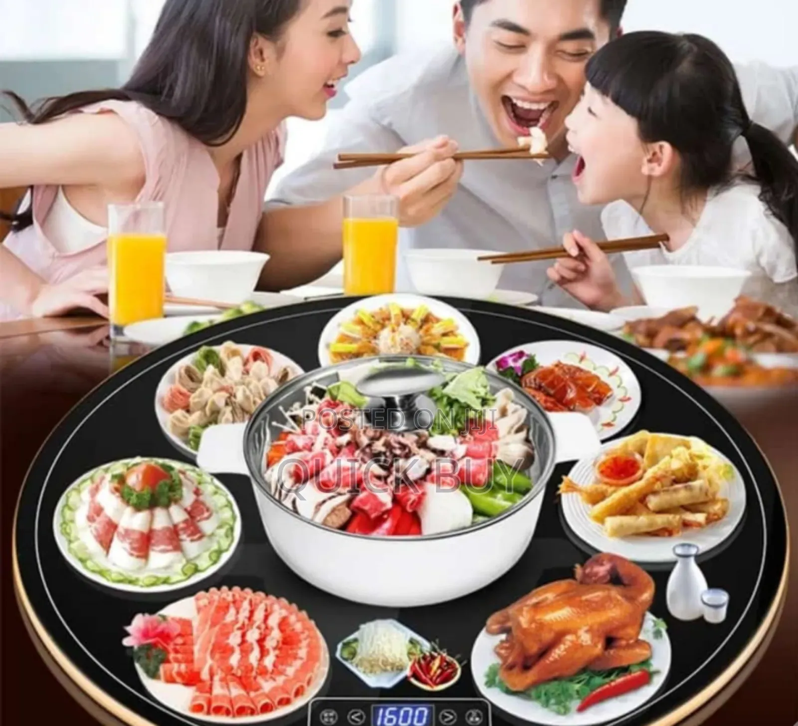 Generic Intelligent 360 Rotating Electric Food Warmer Plate