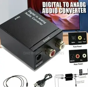 Digital to Analog Audio Converter Optical Fiber