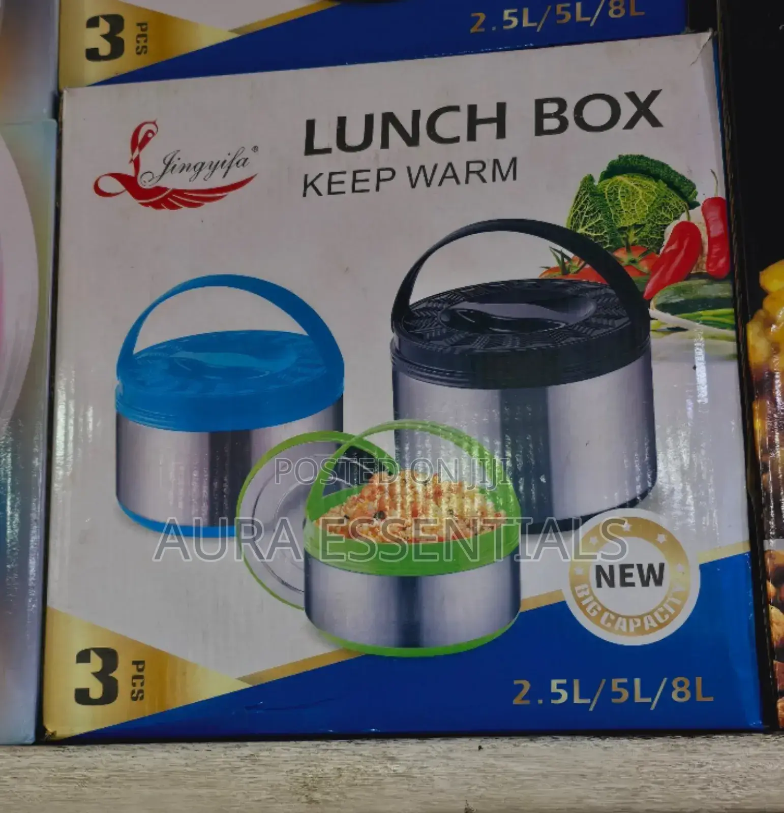 3pcs Pot Food Warmer Lunch Box