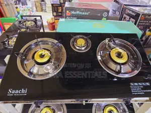 Saachi Glass Top 3 Burner Gas Stove