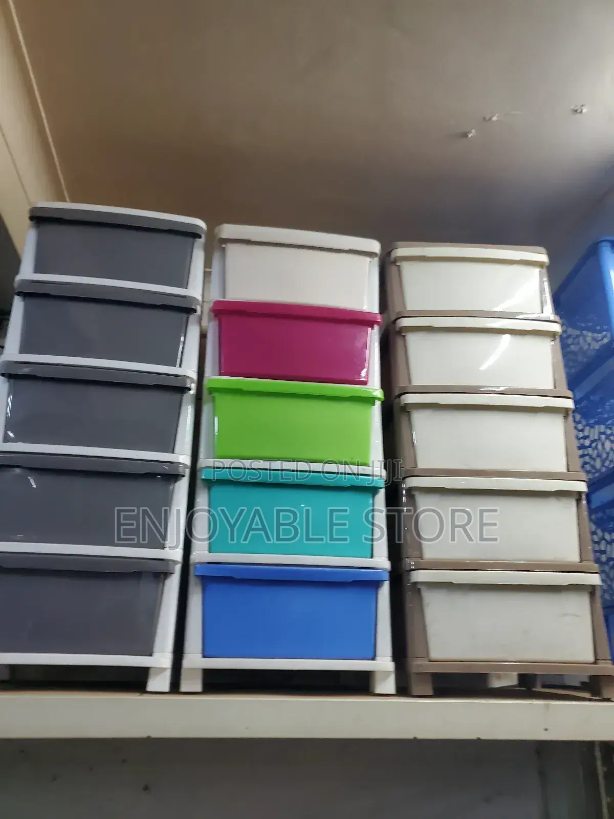 Plastic Salon Cabinet Trolley
