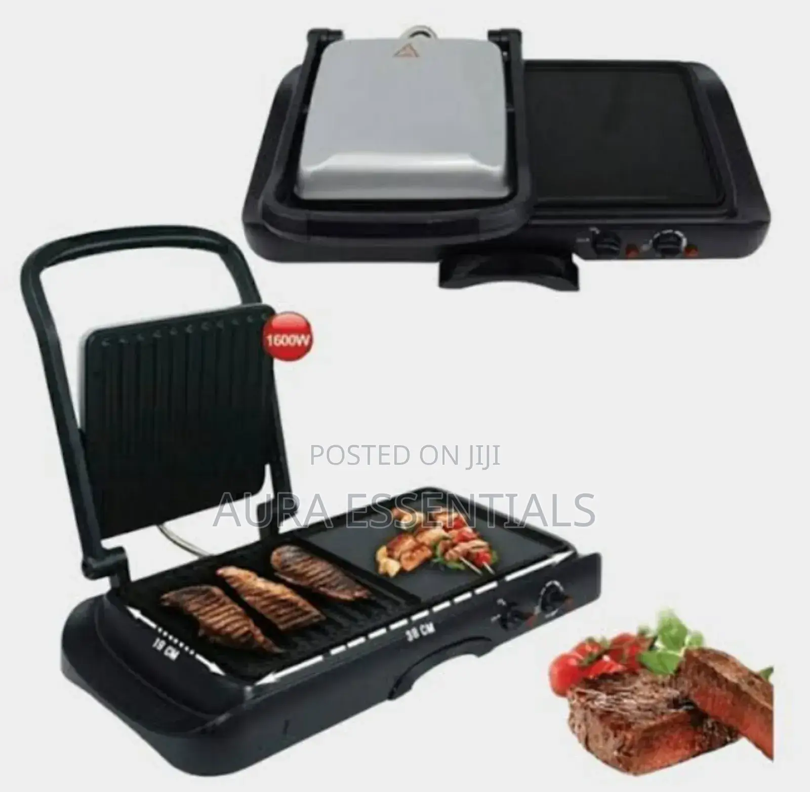 DSP 2 in 1 Contact Grill Machine Griddle Pan