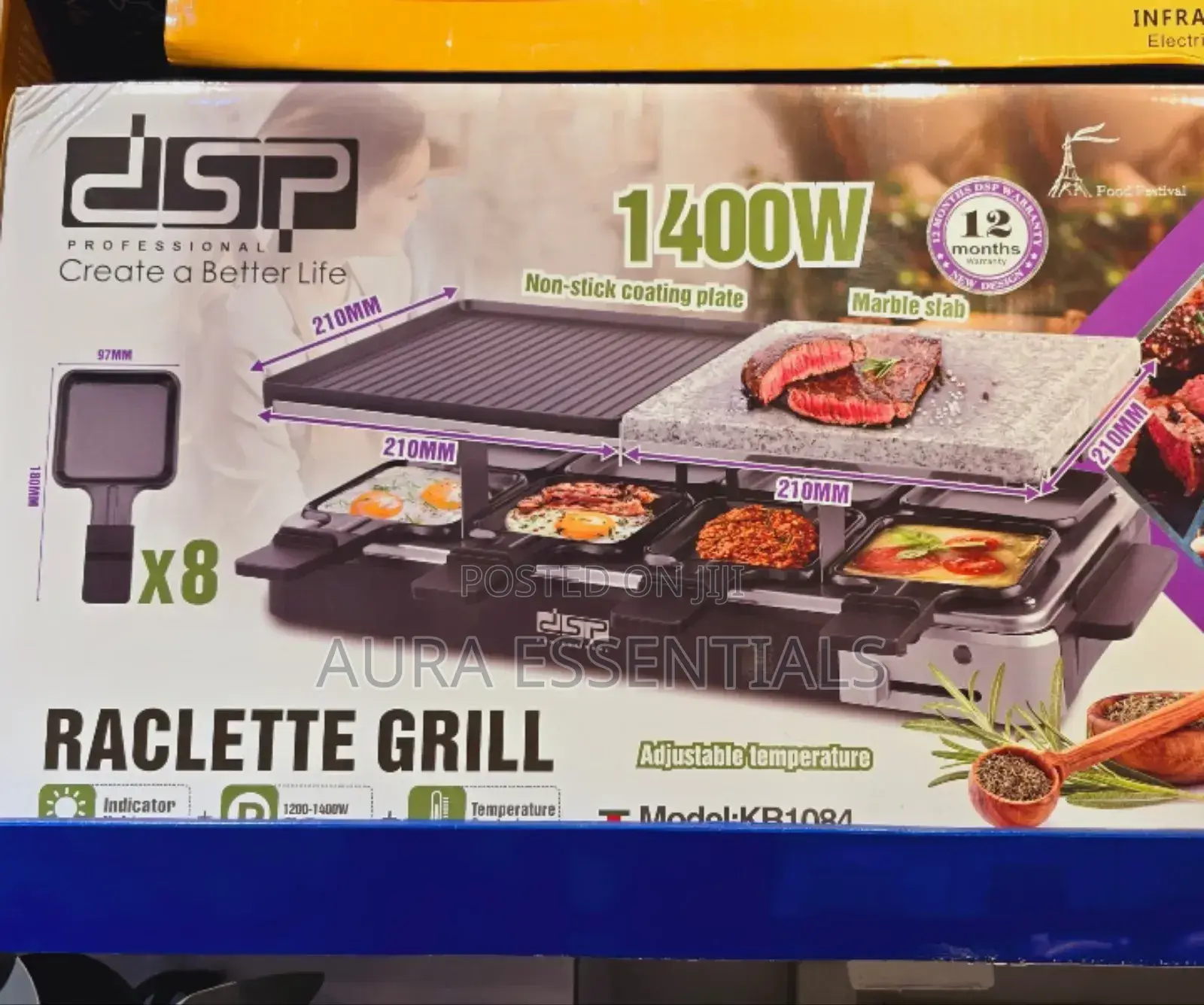 Germany Multifunctional Brugg Raclette Grill
