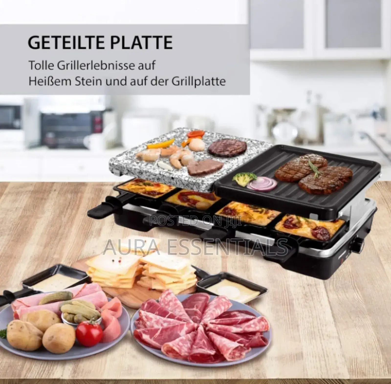 Germany Multifunctional Brugg Raclette Grill