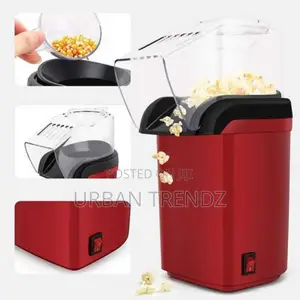 Sokany Hot Air Portable Popcorn Maker Popper Machine- Red