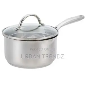 1.9L Stainless Steel Saucepans Milk Cookware Pot- Silver