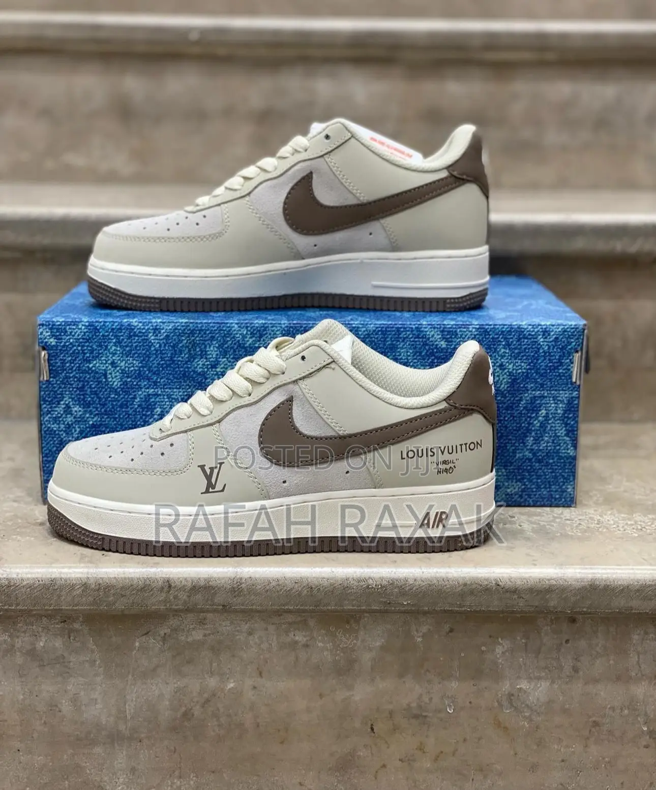 Original Louis Vuitton X Nike Air Force 1 Low Sneaker