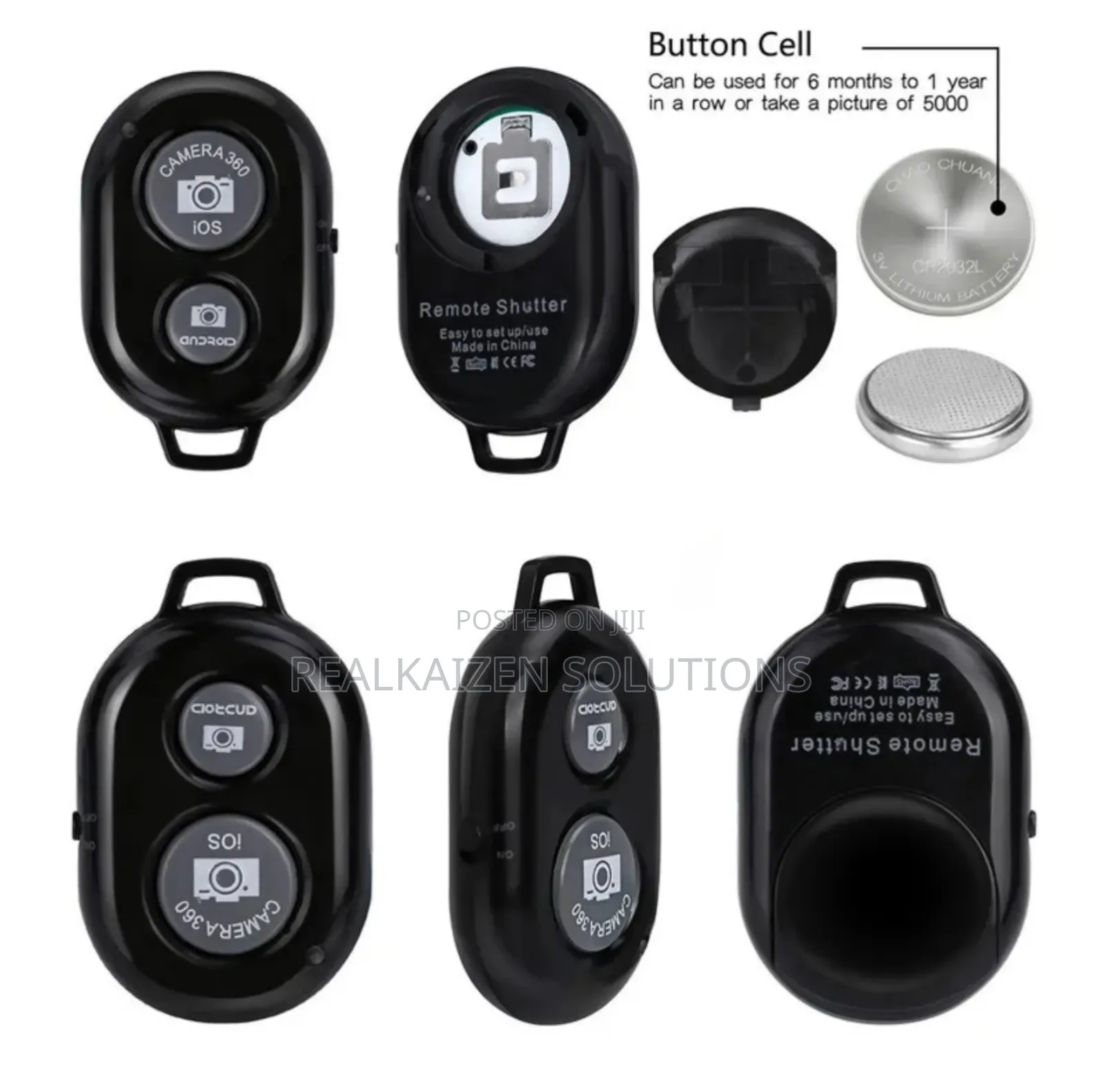 Wireless Bluetooth Smartphone Camera Shutter Remote Control