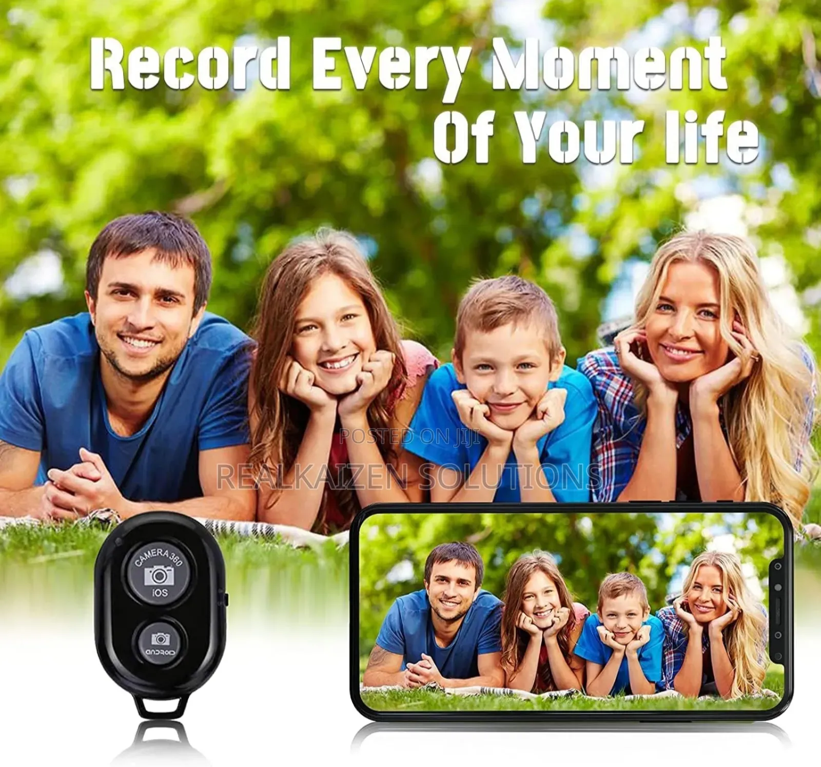 Wireless Bluetooth Smartphone Camera Shutter Remote Control