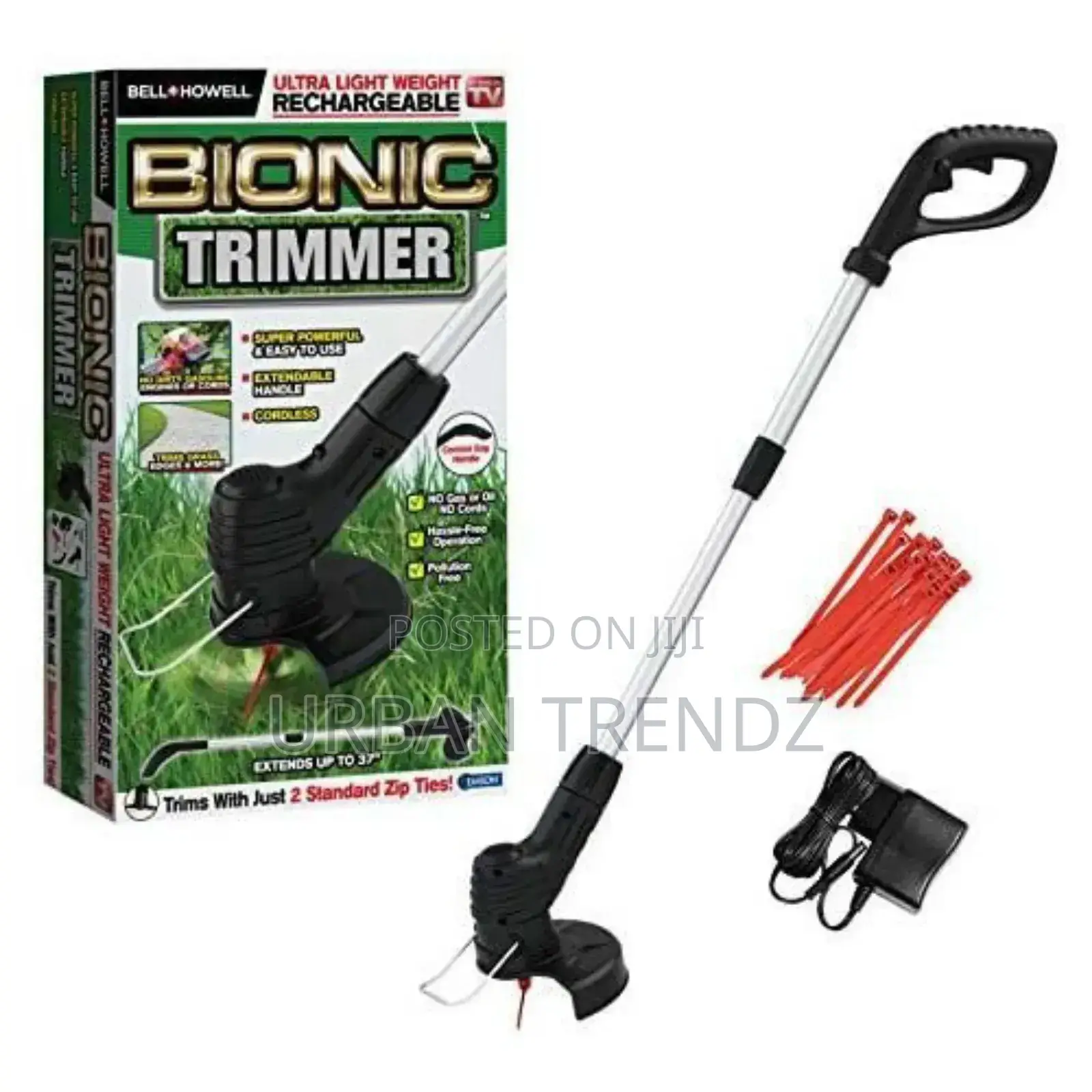Grass Trimmer, Cordless Rechargeable Weed Cutter.