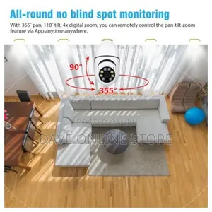 Genese Bulb Light Camera CCTV Home Security IP Wifi V360.