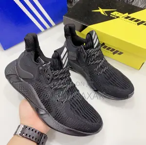 Original Triple Black Adidas Alphabounce Continental Sneaker