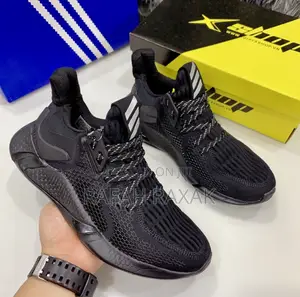 Original Triple Black Adidas Alphabounce Continental Sneaker