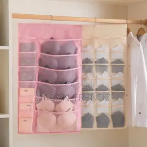 Double Sided 24pockets Socks,Bra,Baghanger Storage Organizer