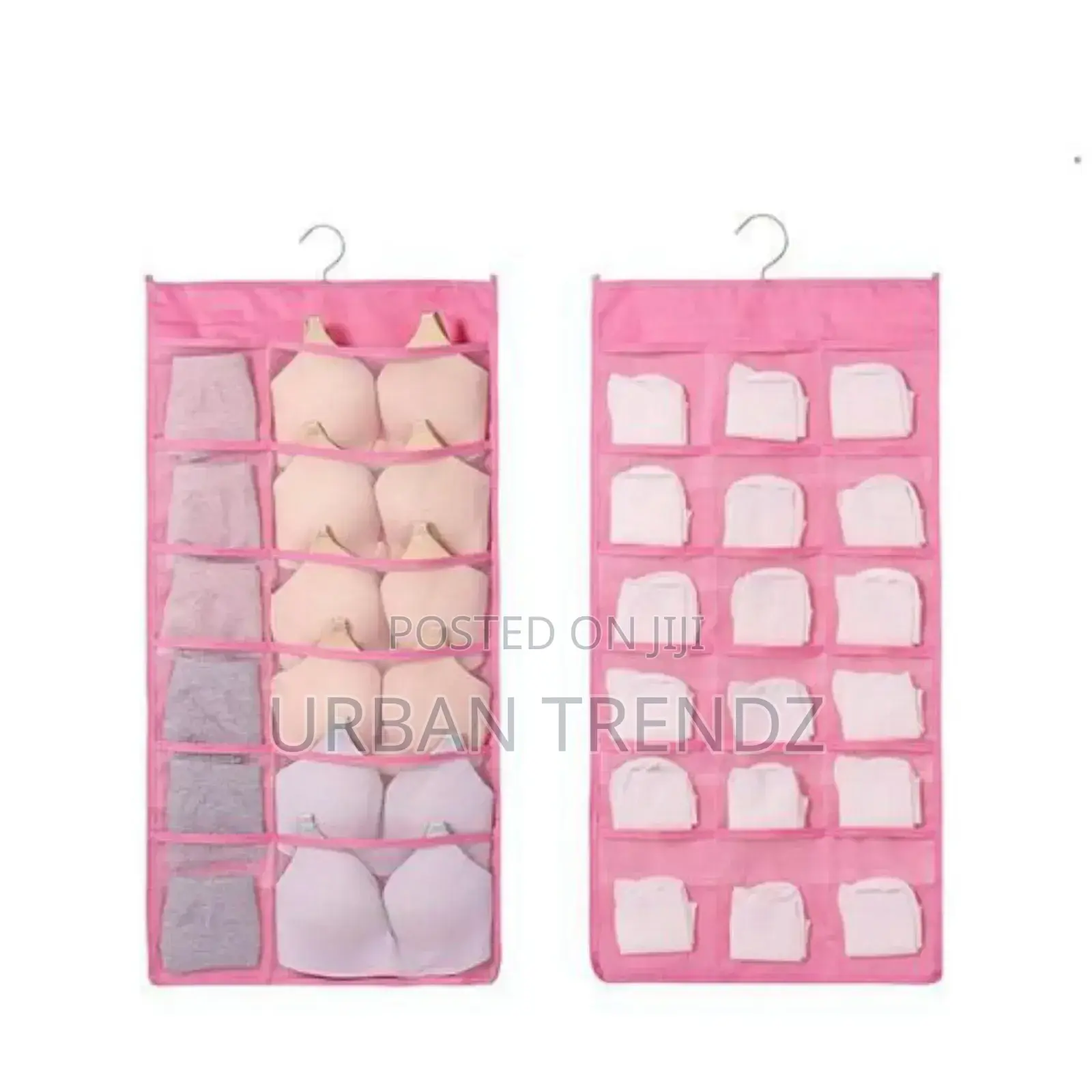 Double Sided 24pockets Socks,Bra,Baghanger Storage Organizer
