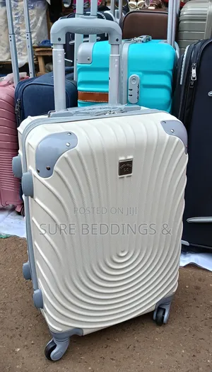 Coral Plastic Suitcase