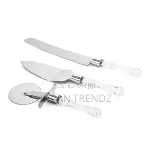 3 Pc Cake Shovel,Pizza Cutter Wheel,Cheese Slicer,Cake Knife