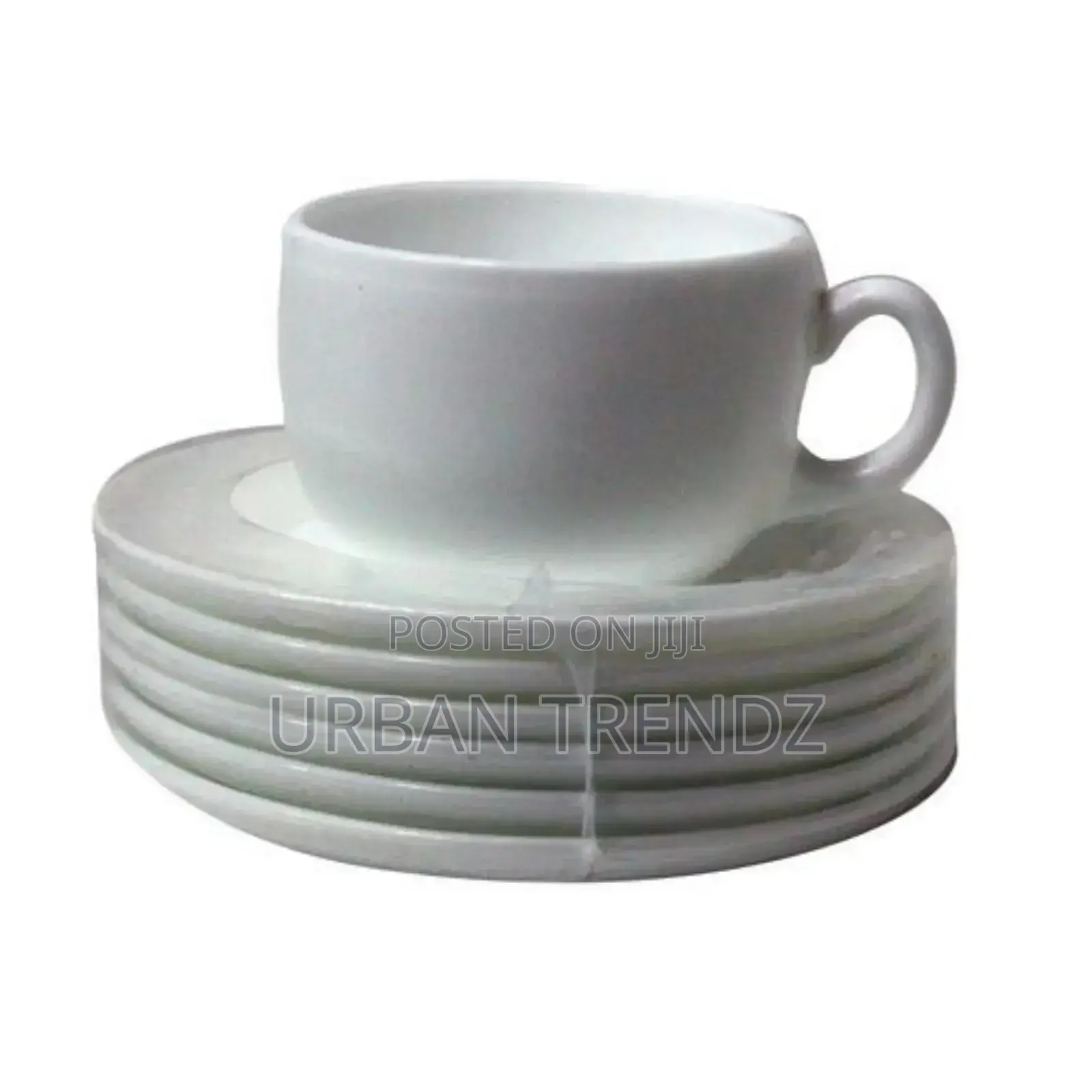 Luminarc 6 Pieces Luminarc Tea Coffee Cups and 6 Saucers