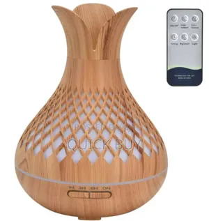 Unique Wood Grain Aromatherapy Humidifier With Remote